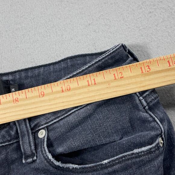 Hudson Jeans Women Size 25 Holly Flare Mid Rise Dark Wash Stretch Denim Disco - Picture 8 of 12